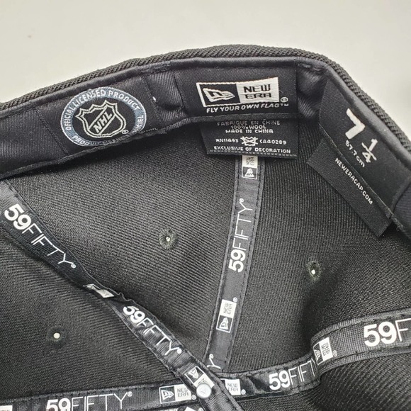 New Era NHL Anaheim Ducks Throwback Logo Fitted Hat 7 3/8 - Picture 4 of 5